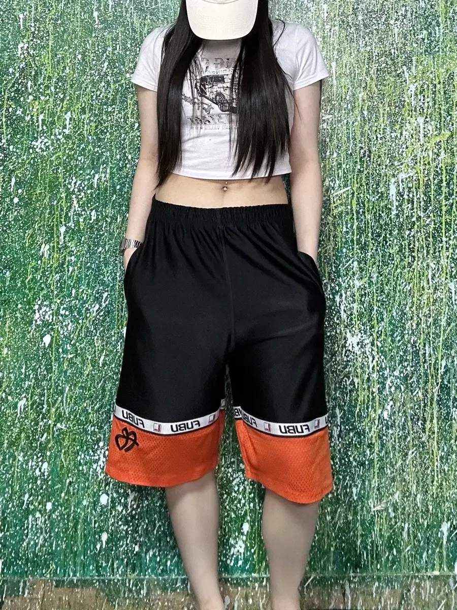 Posterior Old School Basketball Vahn Sporty Bermuda Pants L