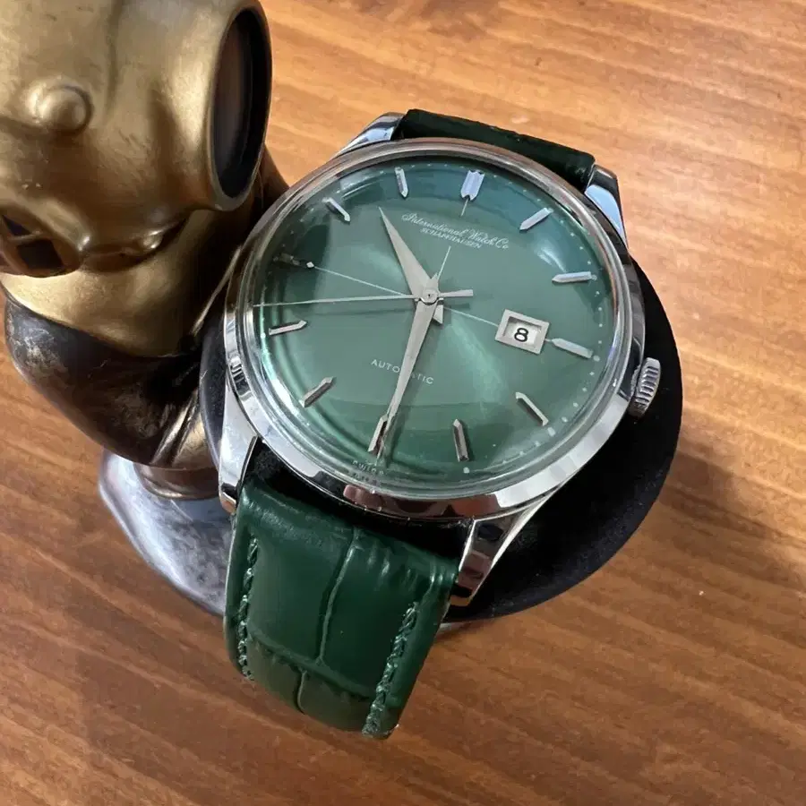 iwc 빈티지 36mm 그린 오토매틱