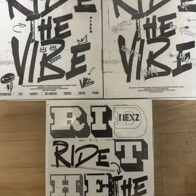 넥스지 RIDE THE VIBE 미개봉앨범