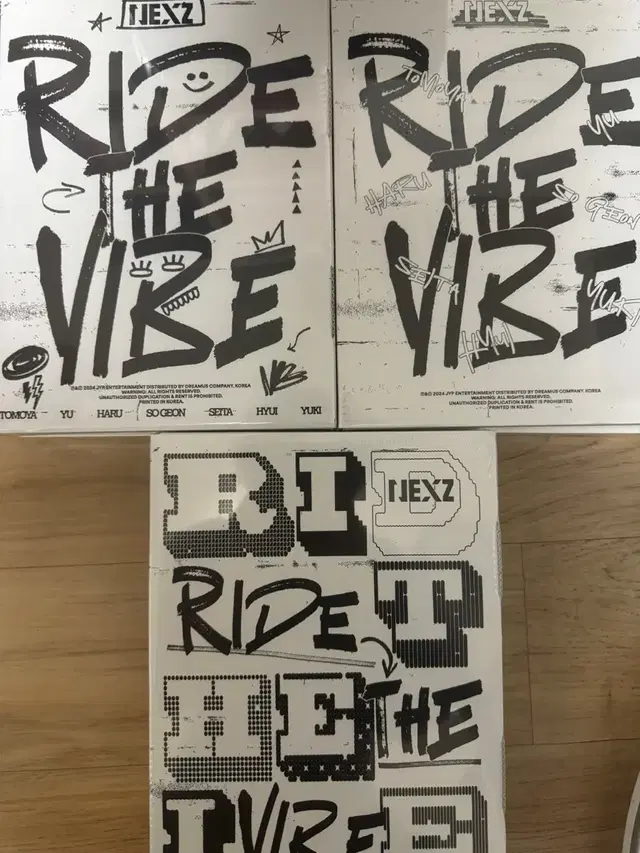 넥스지 RIDE THE VIBE 미개봉앨범