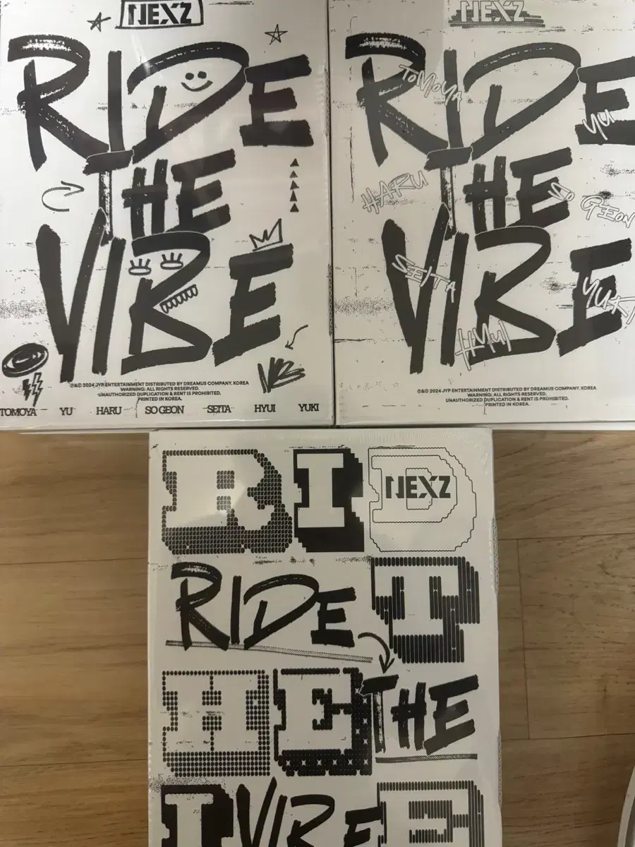 NEXGY RIDE THE VIBE unsealed album