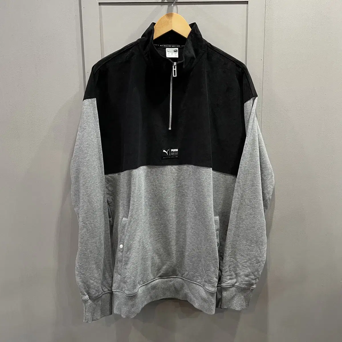 (L) Puma Vahn Zip-Up Sweatshirt