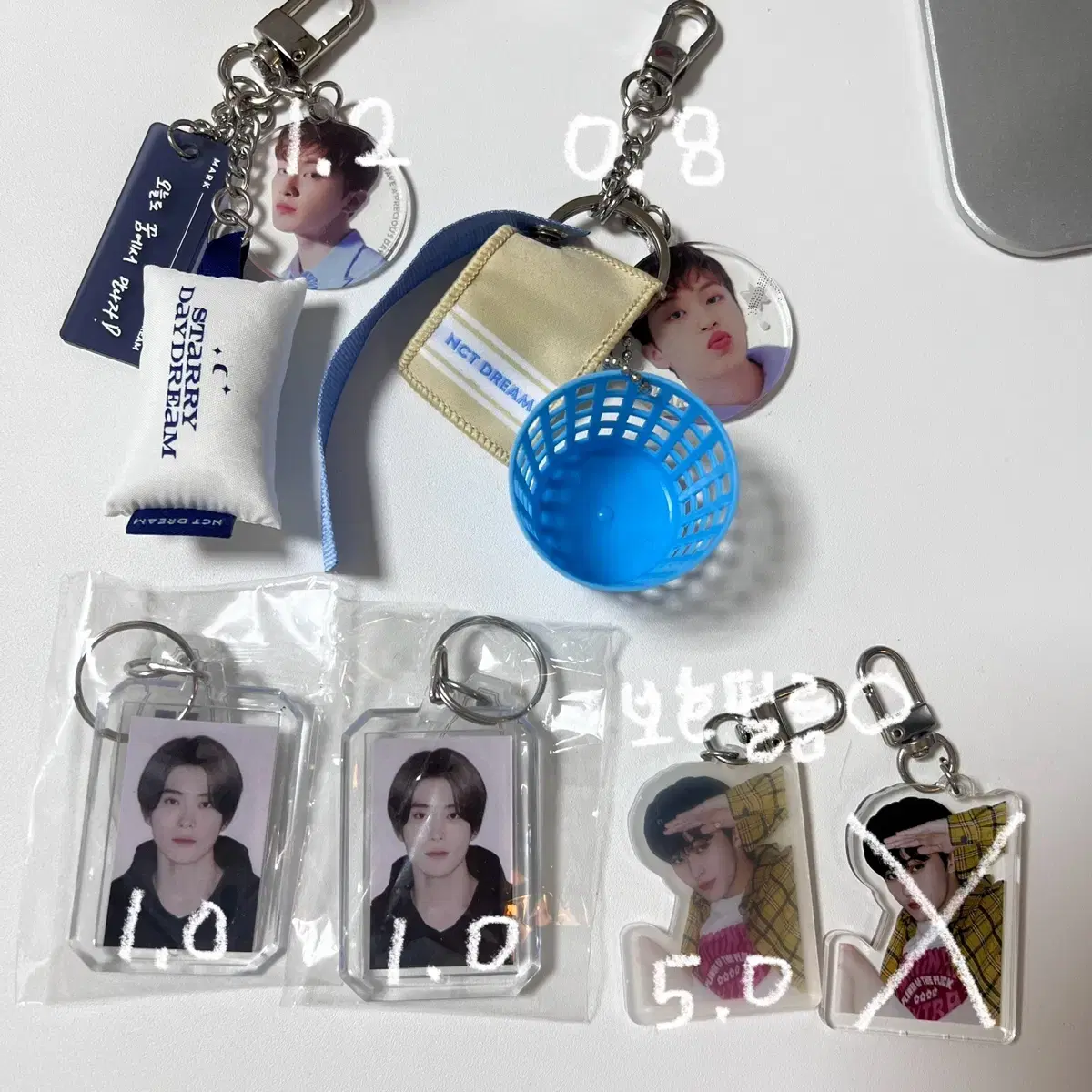 NCT mark jaehyun jisung Official Keyring