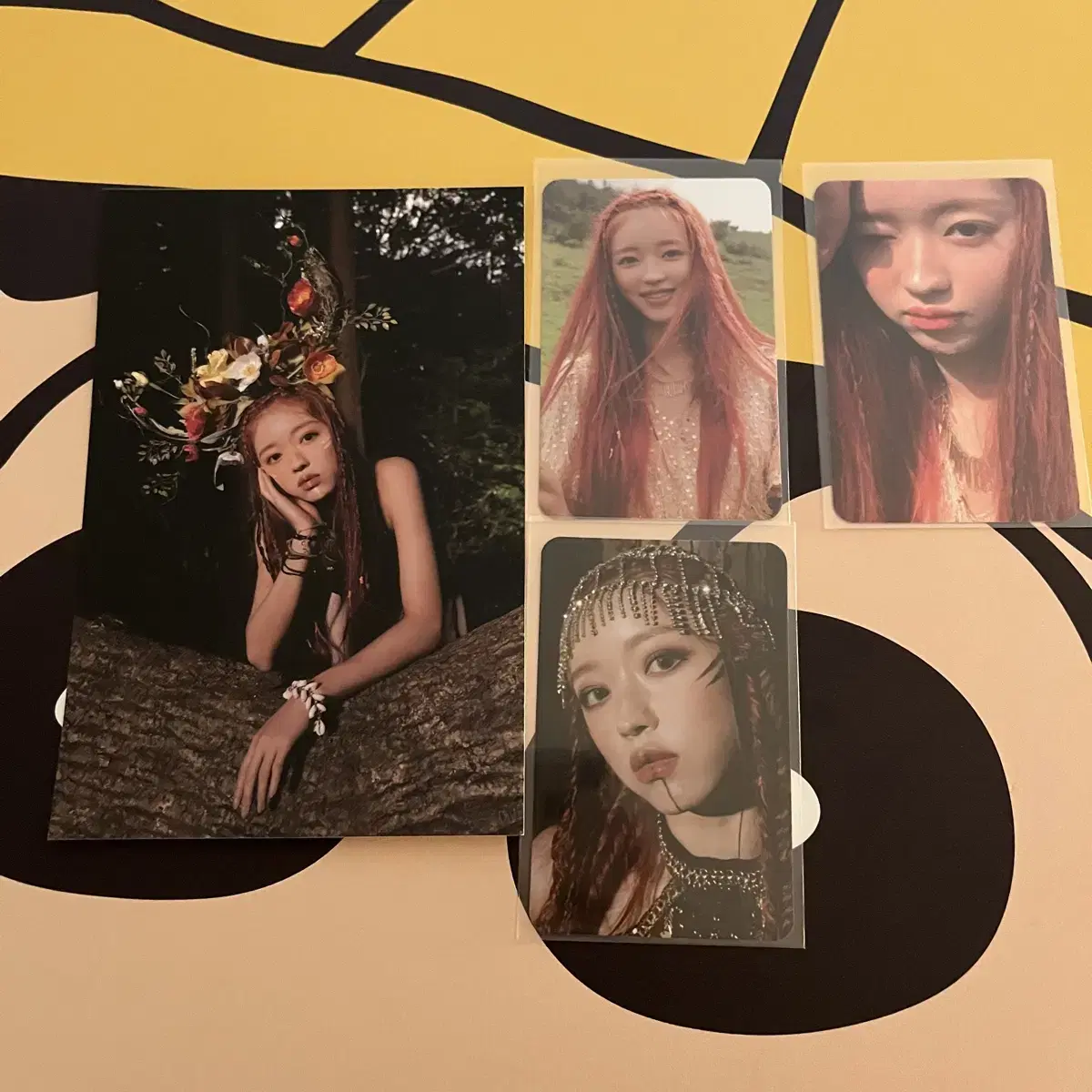 (1000 won in bulk) oh my girl yooa Forest Eye Photo Card, postcard bulk WTS