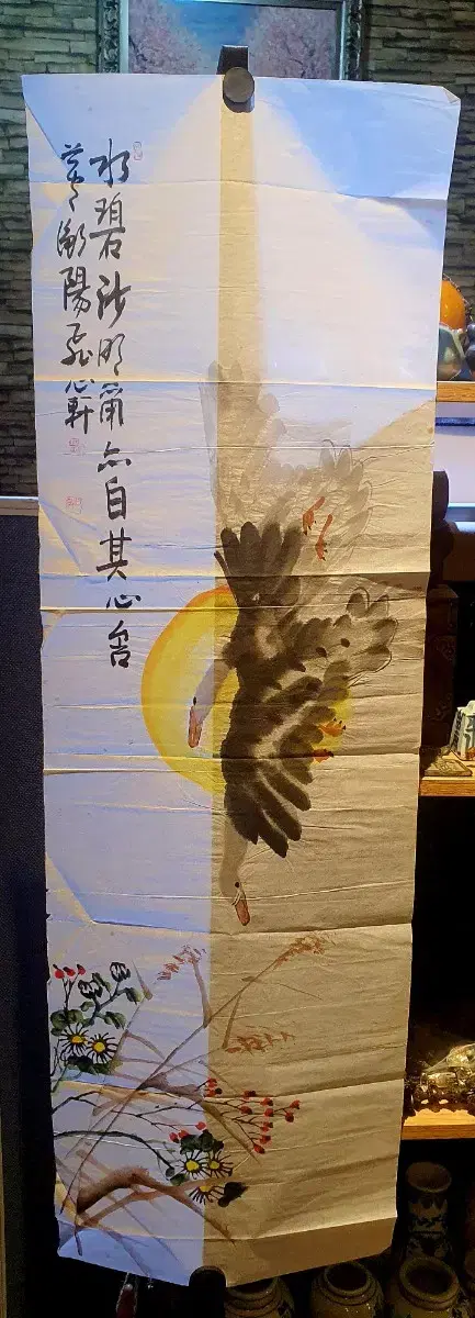 동양화 화조도 그림