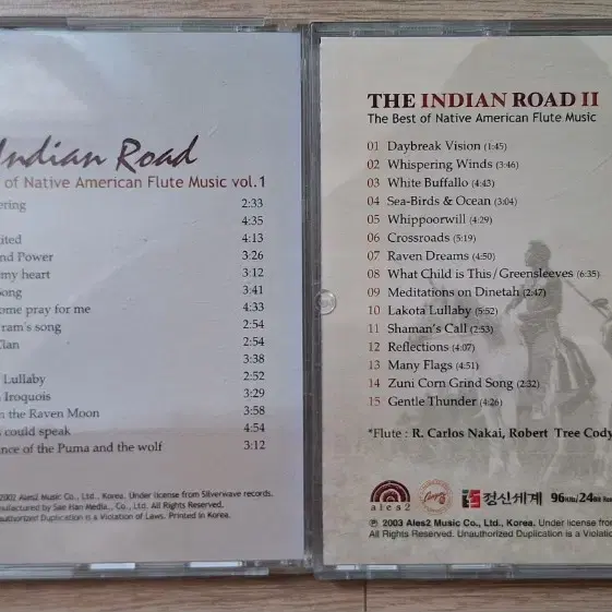 CD/The Indian Road 1,2집