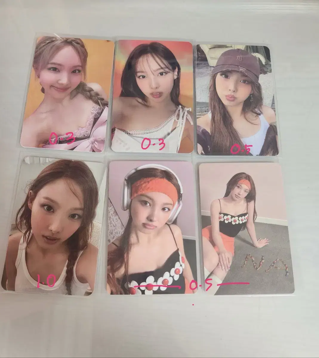 Twice nayeon unreleased photocard photocard Transferring Components