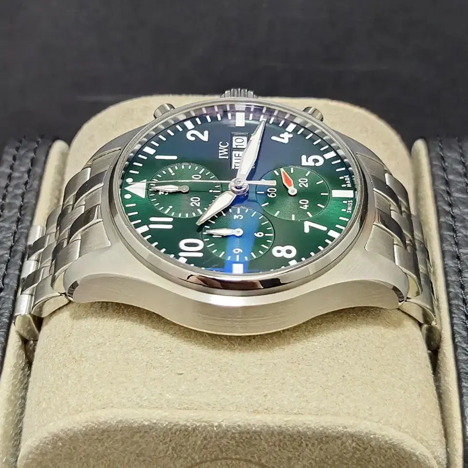 IWC 파일럿 크로노 스틸시계 (IW388104)