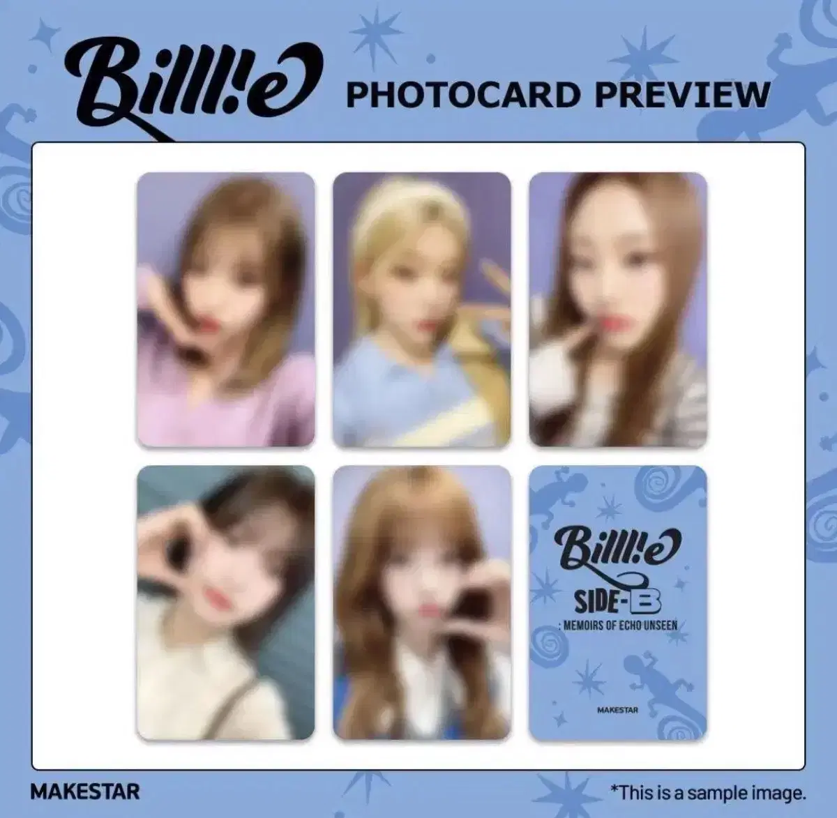 Billlie makestar unreleased photocard unsealed albums