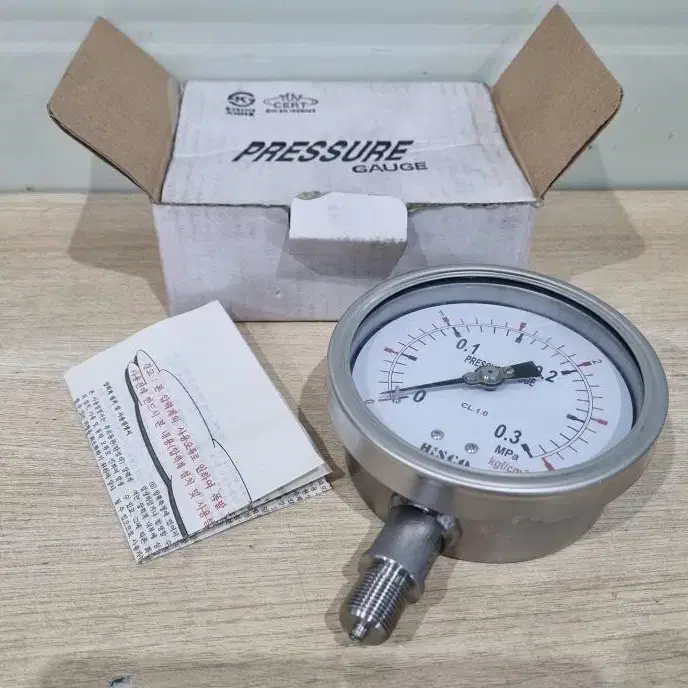 히스코  HISCO PRESSURE GAUGE 압력게이지.