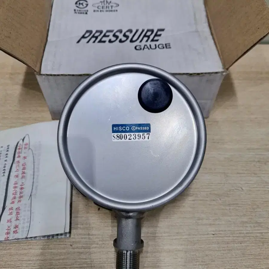 히스코  HISCO PRESSURE GAUGE 압력게이지.