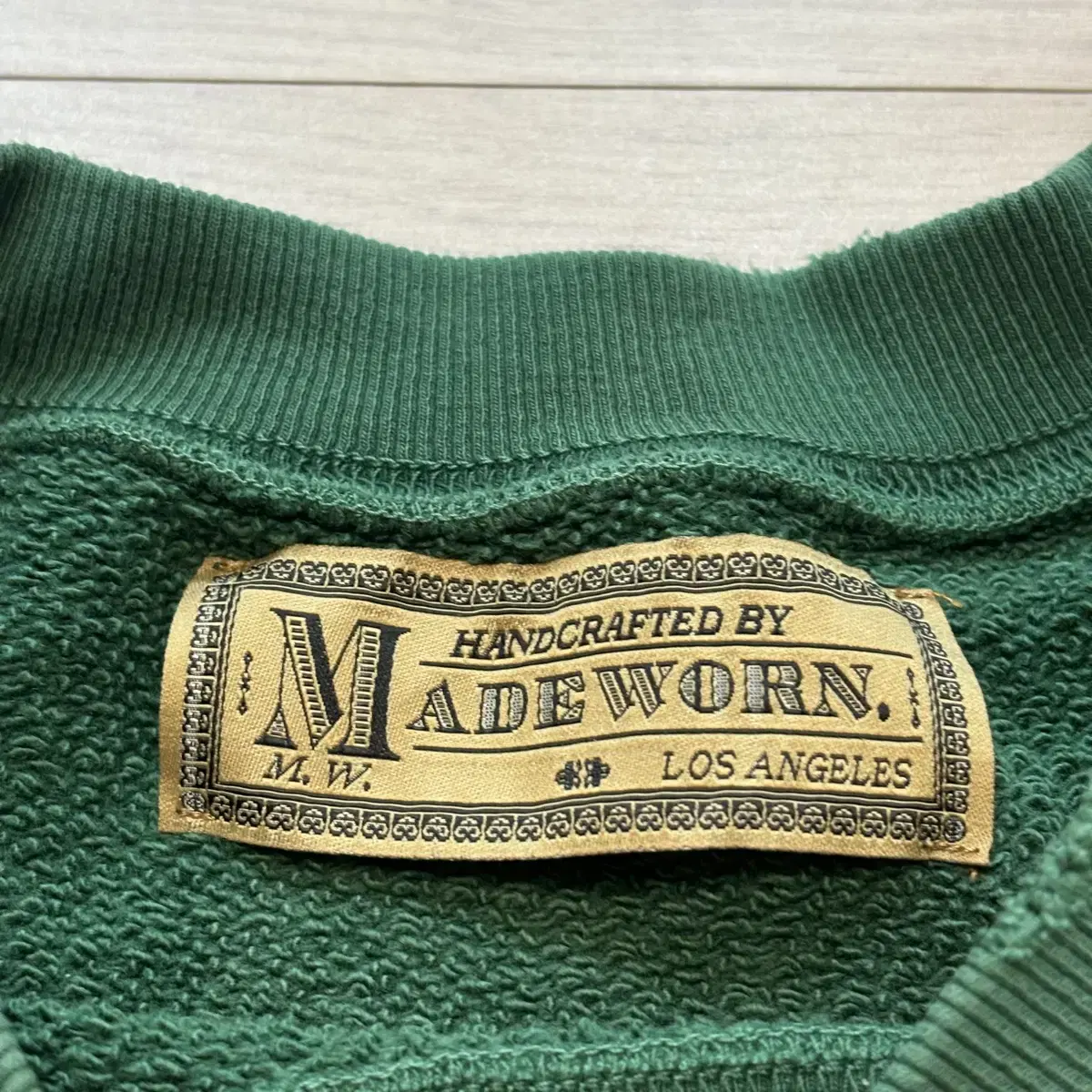 XL) madeworn 메이드원 할리 페인팅 스웻셔츠