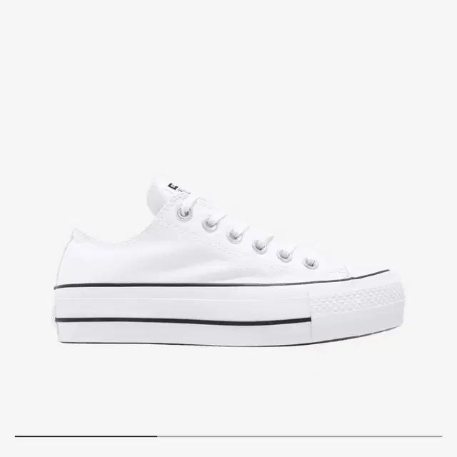 컨버스 converse 척 테일러 올 스타 리프트 로우 화이트 블랙