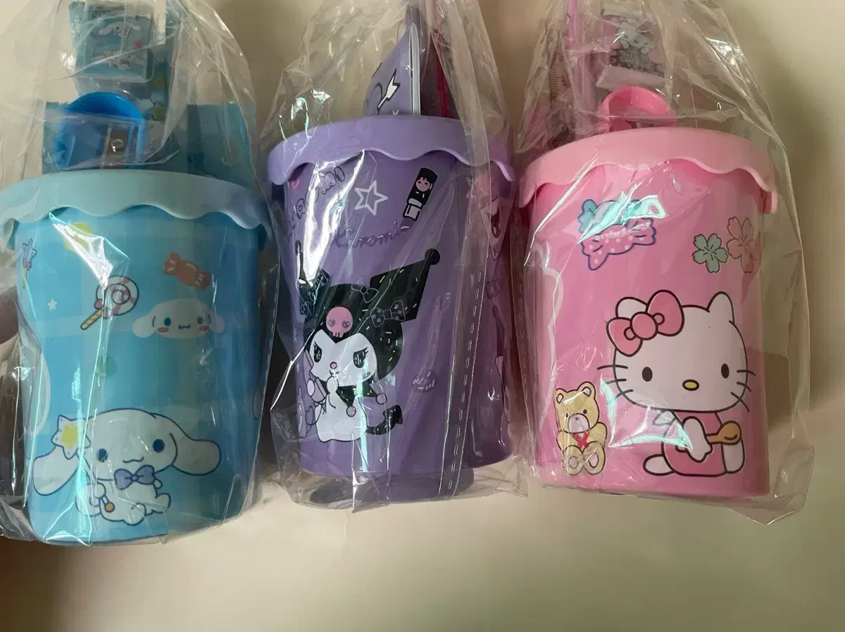 Sanrio Stationery Cup Set Cinnamoroll Kitty