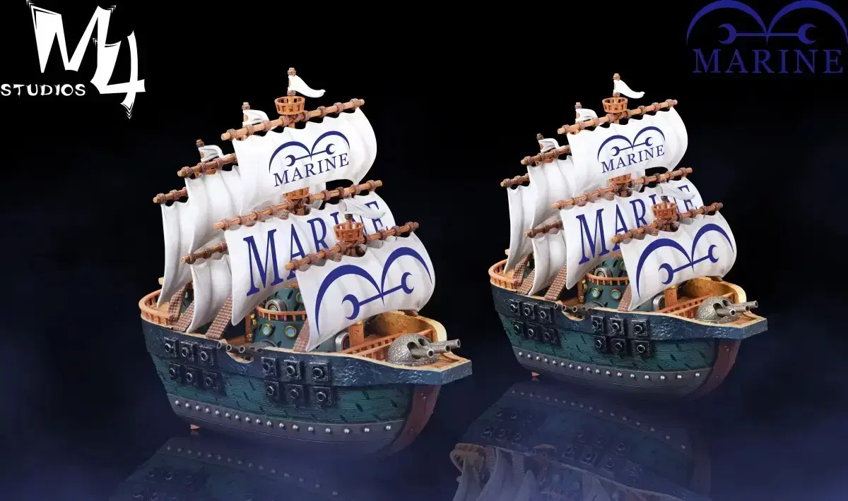 (Reservation) M4 Navy Warship Resin ONE PIECE Figure ONE PIECE Resin