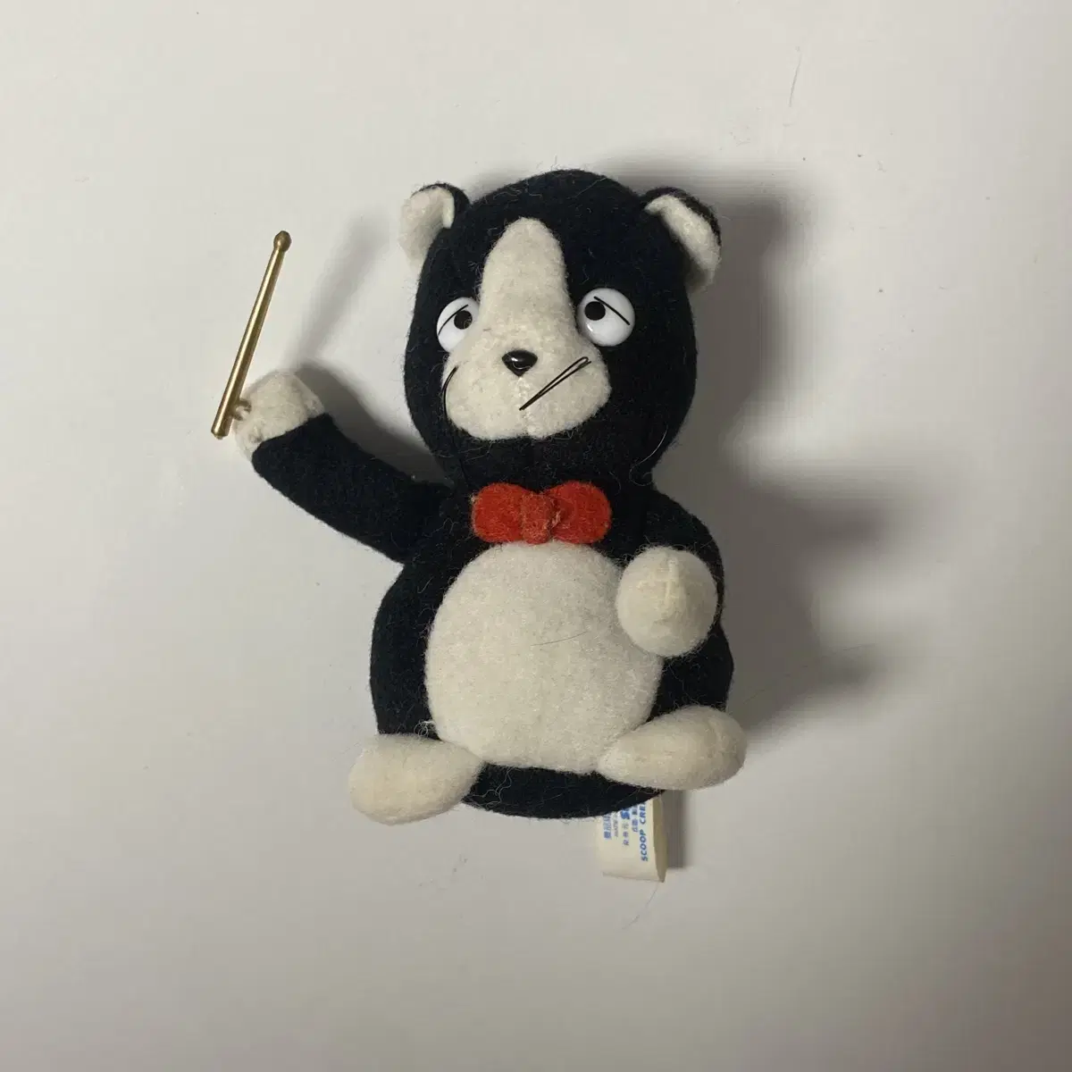 Vintage Classical Catcall Band Conductor Black Cat Doll