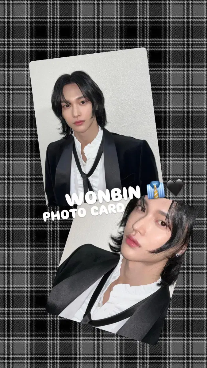 <무배,3+1> riize wonbin Butler double-sided photocard/pocas