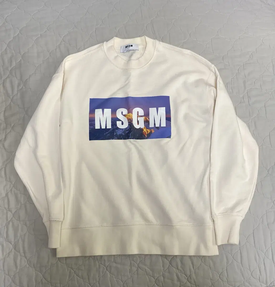 MSGM Man to Man Ivory