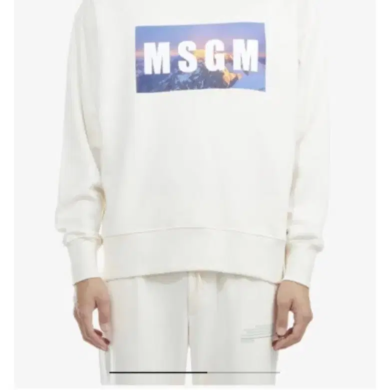 MSGM 맨투맨 아이보리