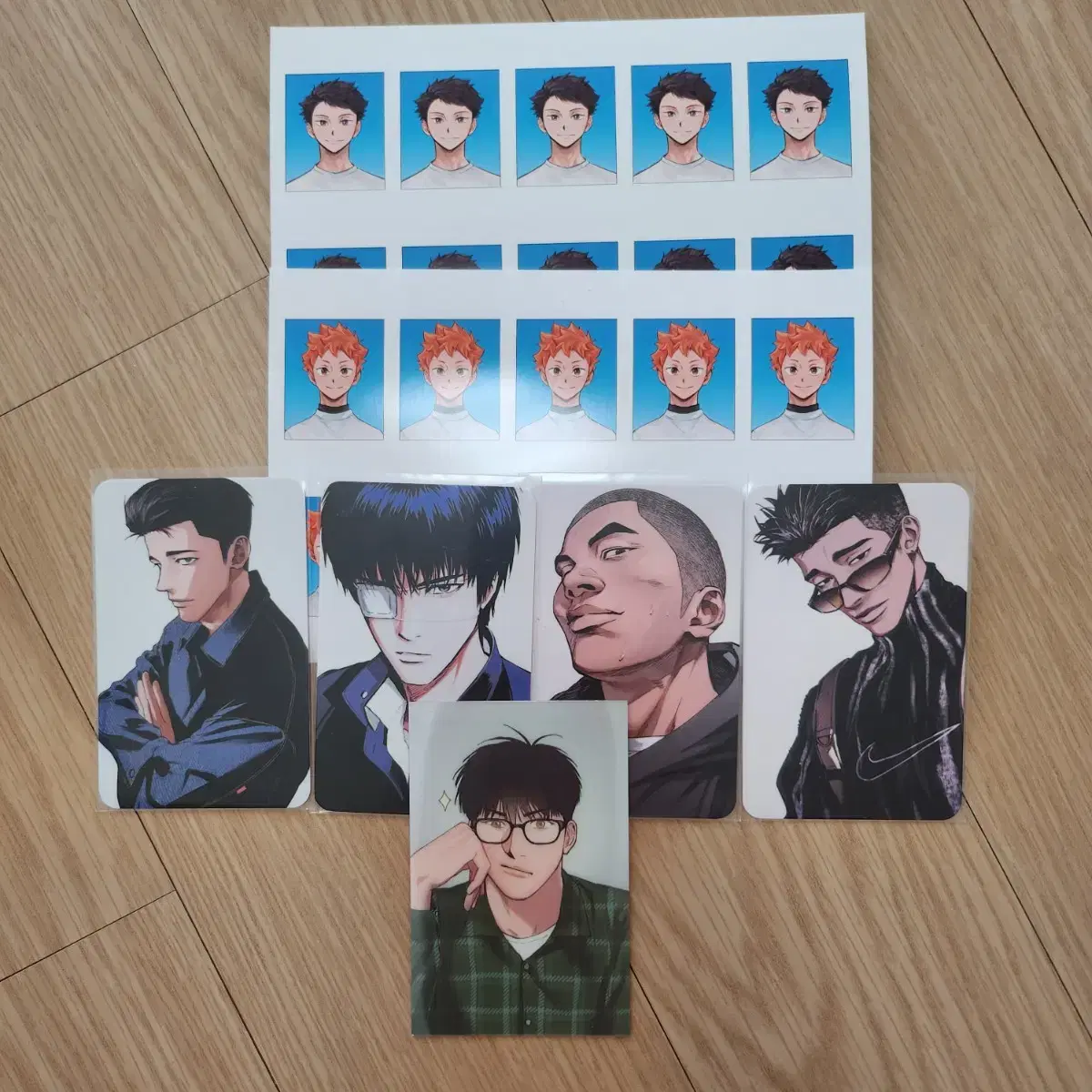 Haikyuu SLAM DUNK unofficial goods Gyokai Gakkai Social Studies photocard Oikawa