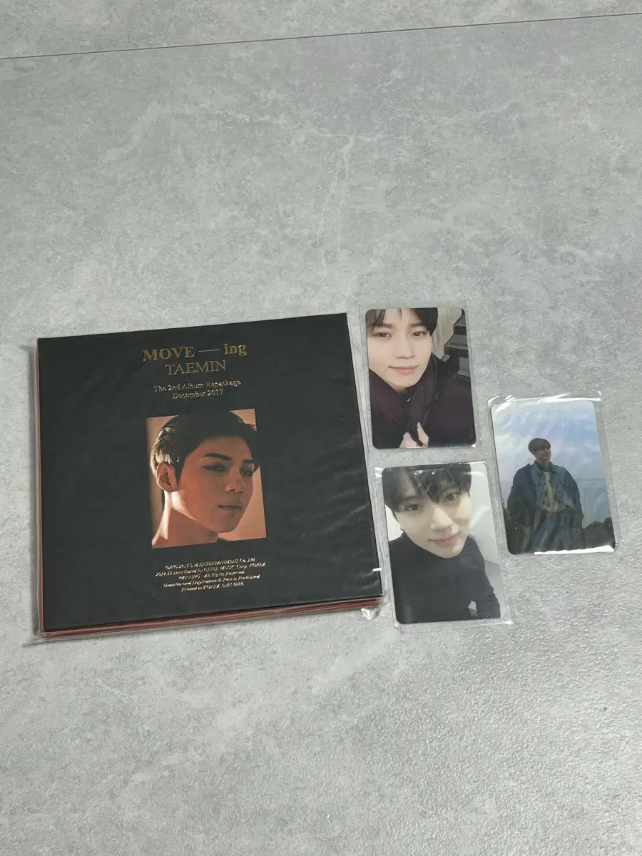 Taemin Solo Regular 2nd Album Move Repackage Move album photocard