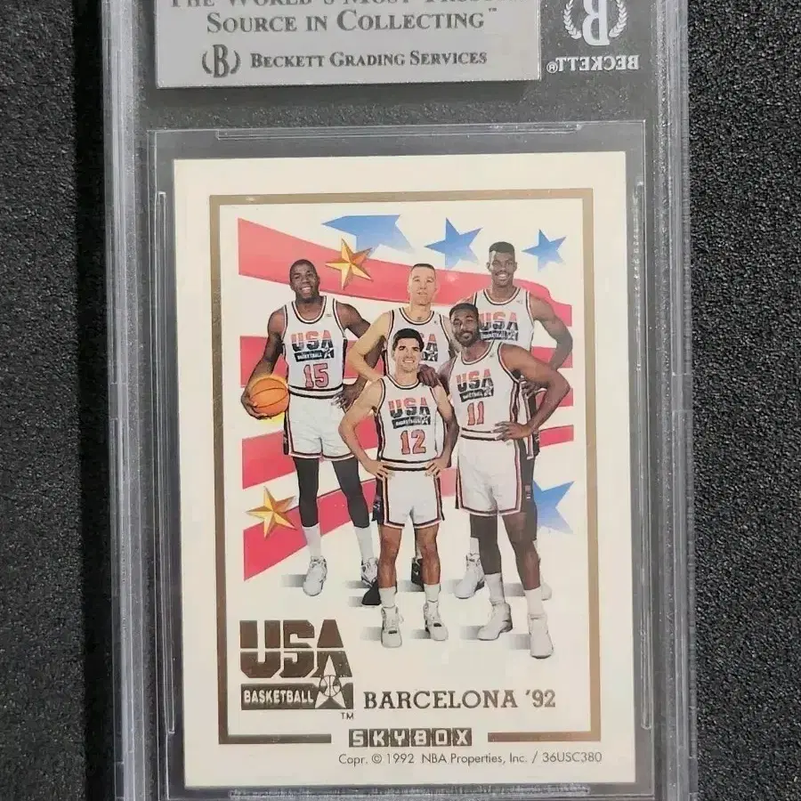 1991 스카이박스 USA 드림팀 조던 BGS 9