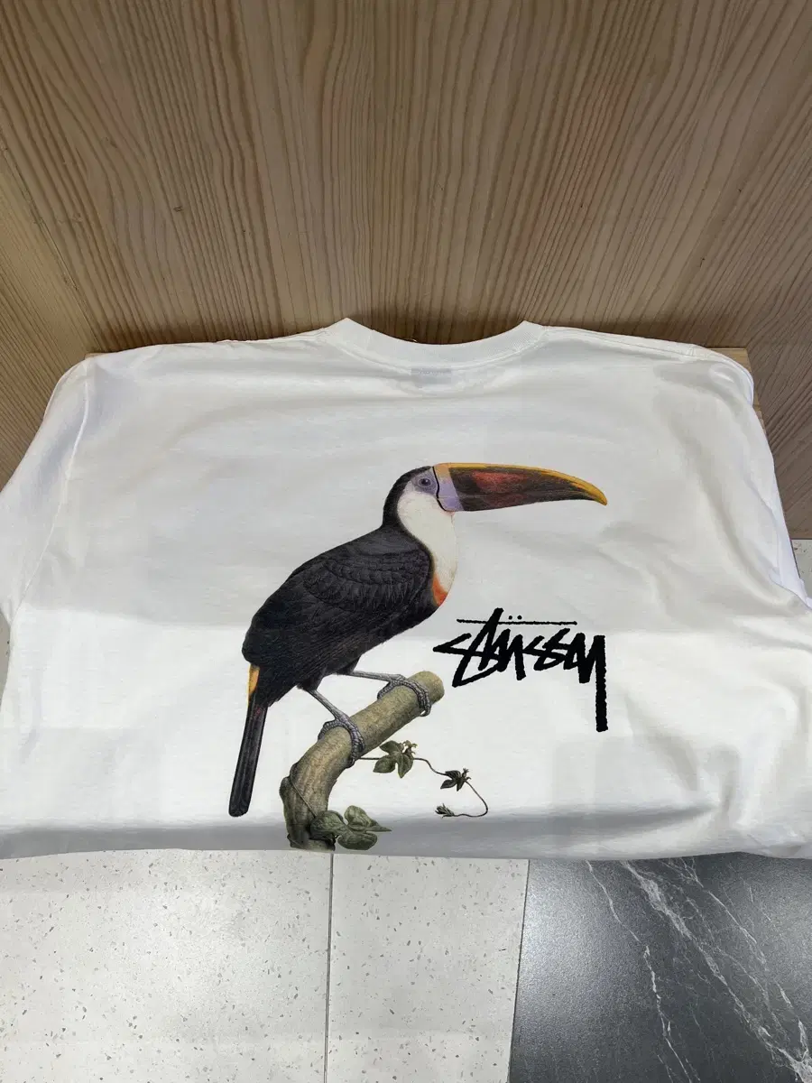 [XXL] Stussy Tucan T-Shirt - White