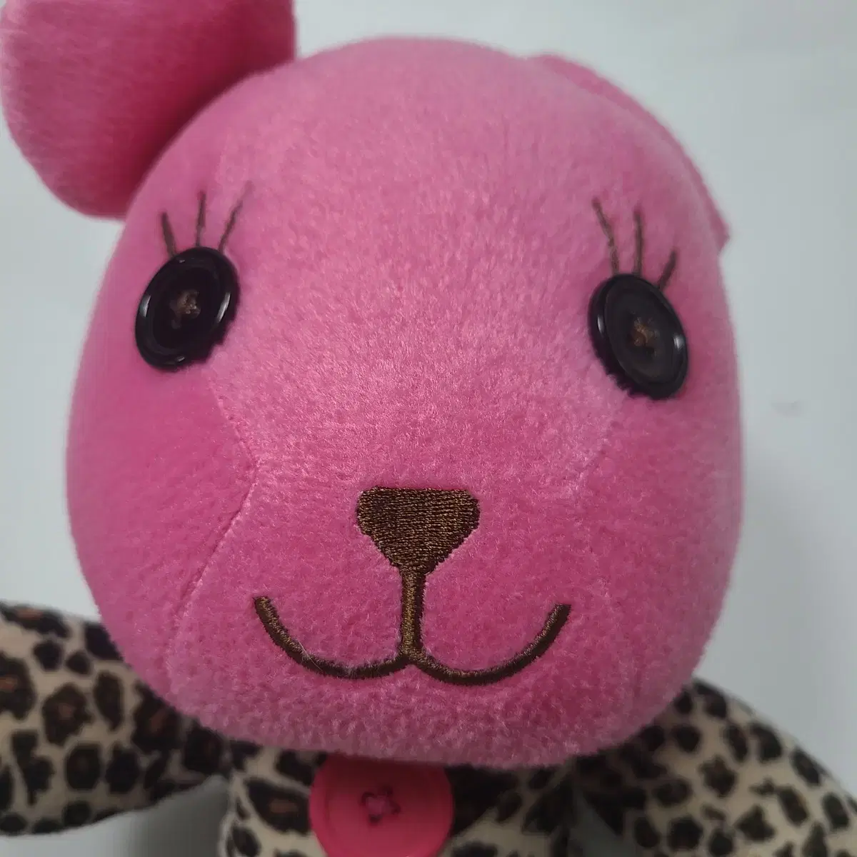 포스트펫 고전 곰돌이 핑크 만화 애니 인형 30cm 굿즈 피규어 표범