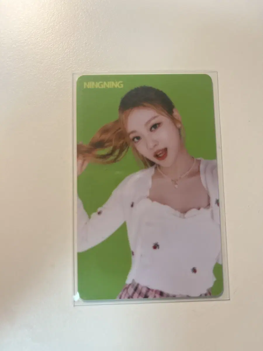 Source)Aespa Tamszero ningning photocard sells