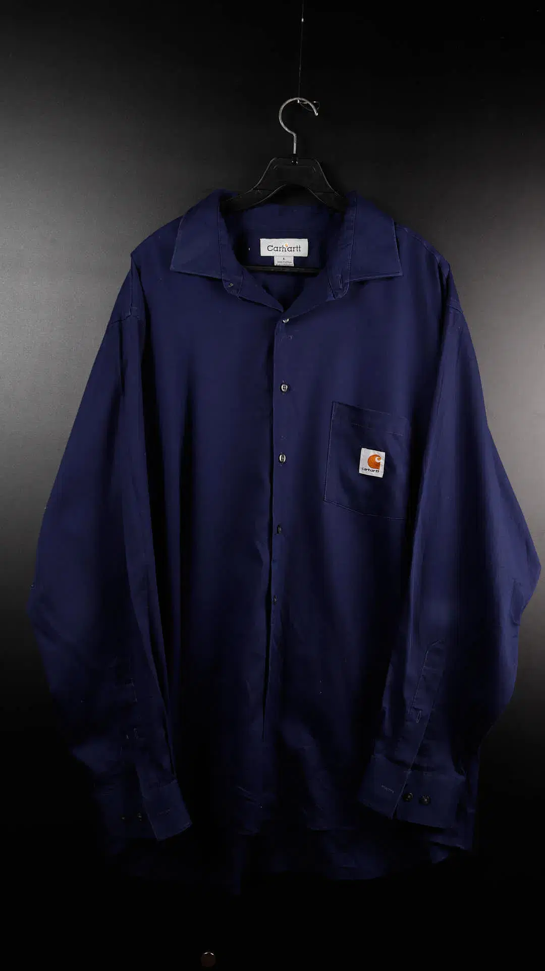 [L] Calhart One-Pocket Blue Shirt