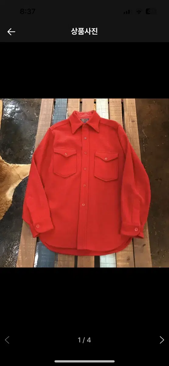 Pendleton Red Wool Shirt