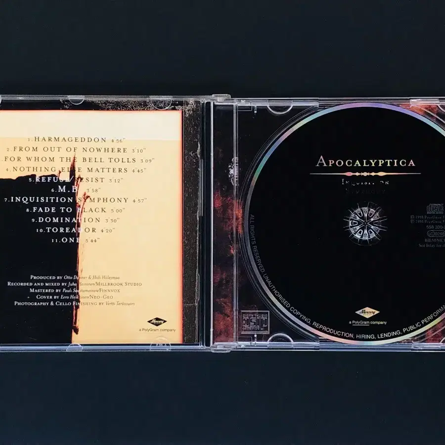 [CD중고] Apocalyptica / Inquisition Sympho