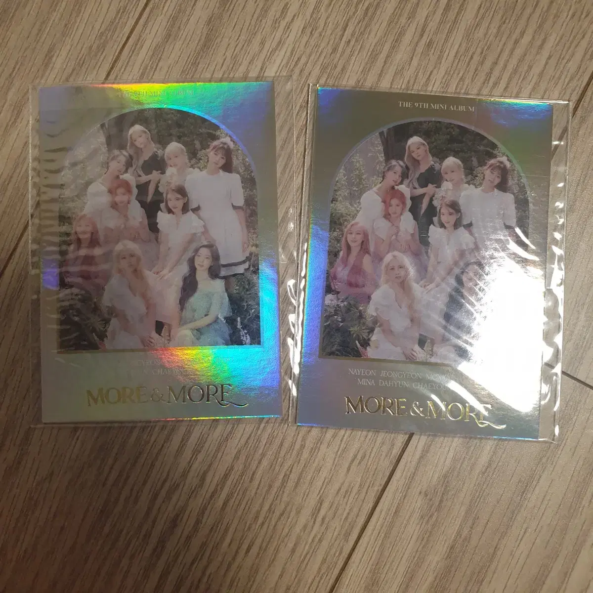 (Unsealed) twice More & more aladin pre-order benefit photocard 2 copies