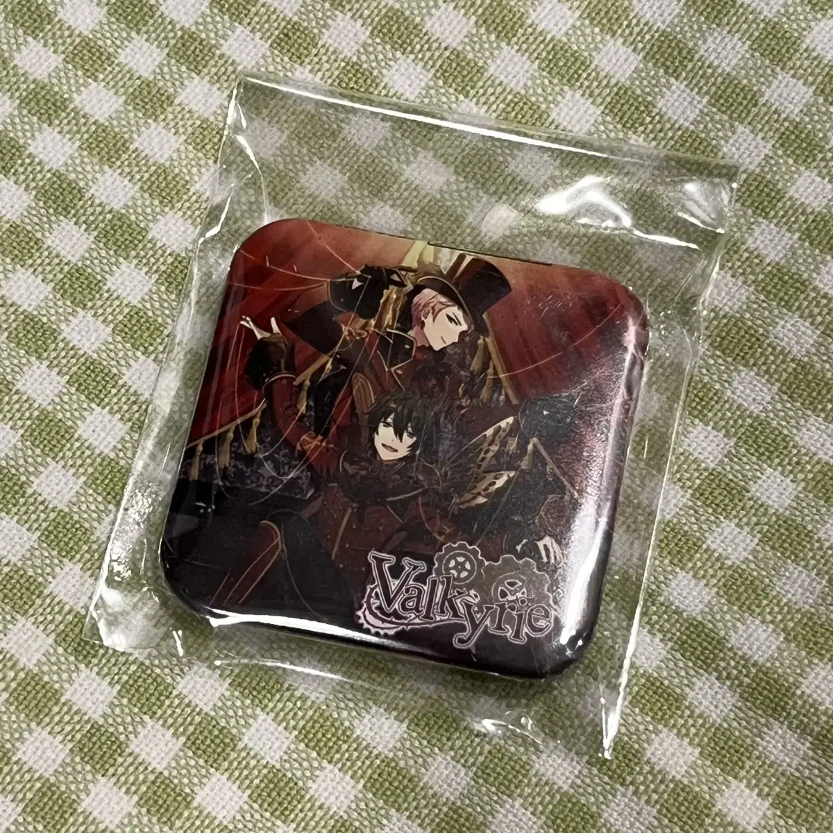 Valkyrie album sealed pre-order benefit with square can badge