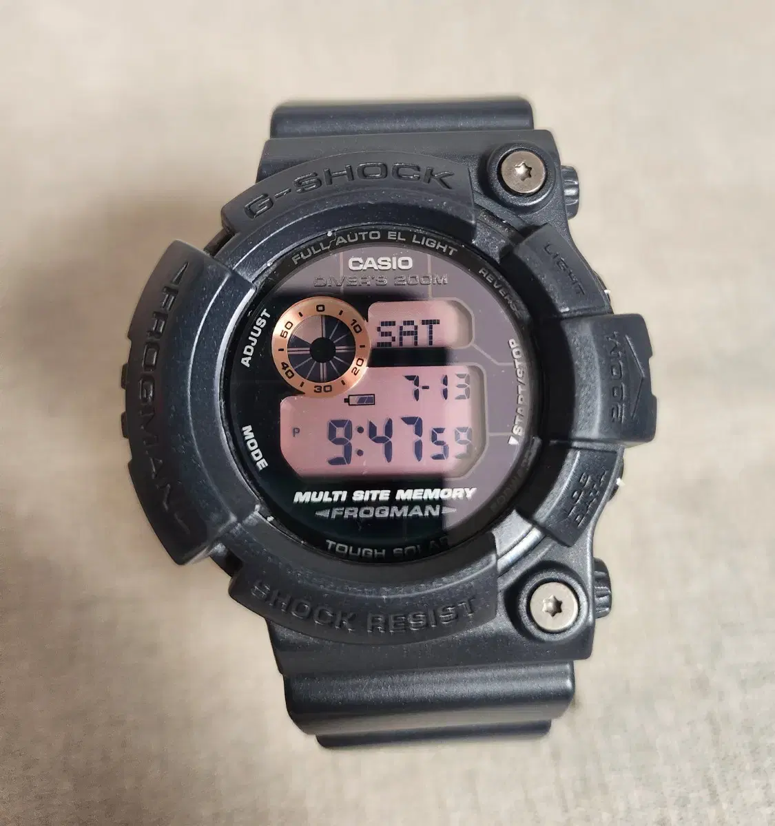지샥 프로그맨 GW-200MS (러스티 블랙) 팔아요