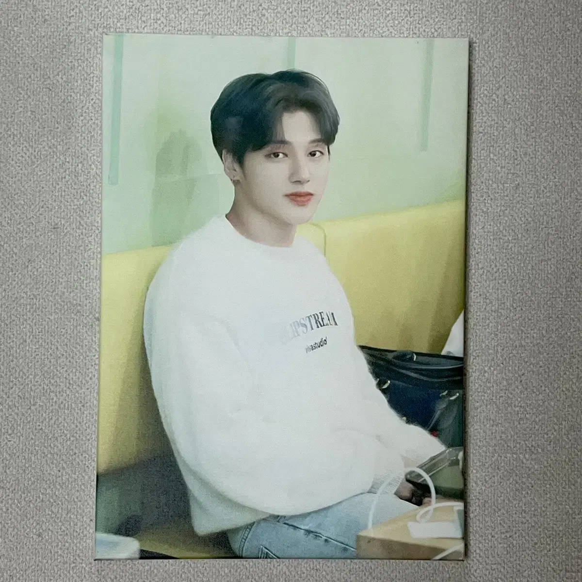 ateez wooyoung lupo love forNim canvas picture frame