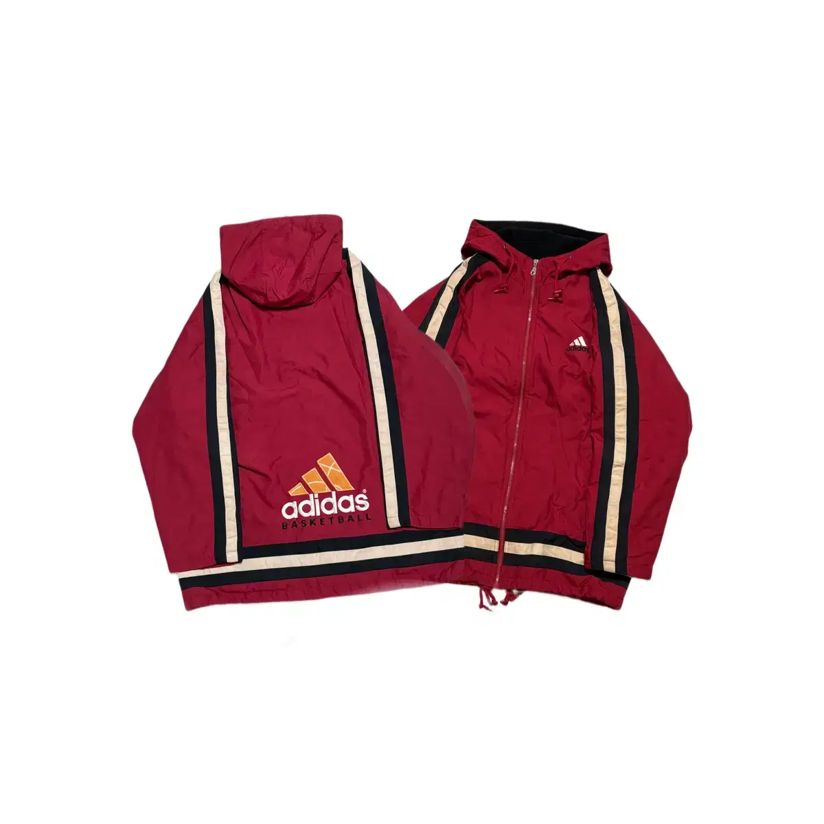 Adidas Old School Back Logo Jumper Burgundy Red