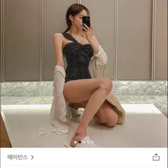 원숄더 모노키니