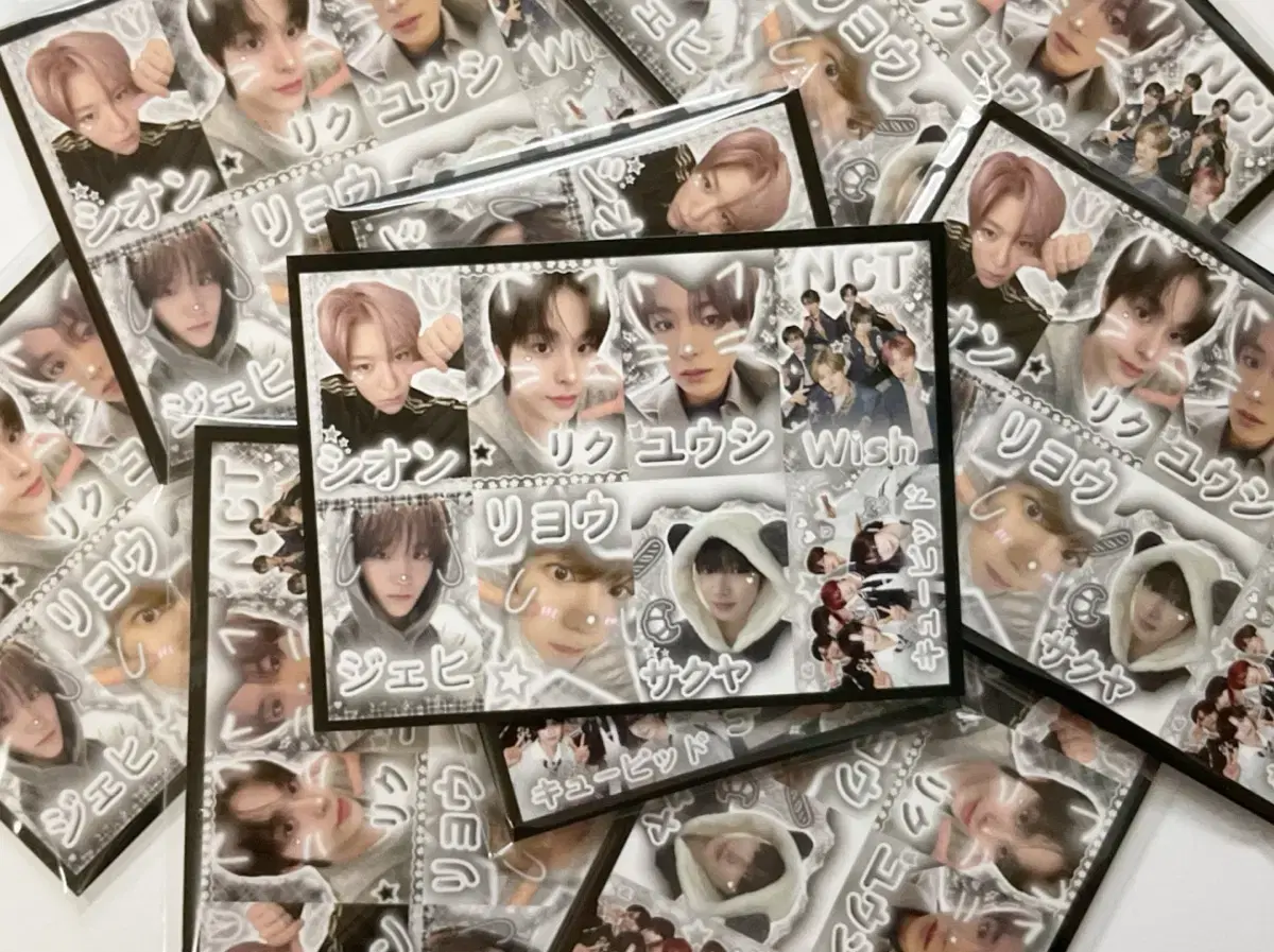 4+1)nct wish unofficial goods purikura (sion riku uu shi ja hei ryo sakuya)