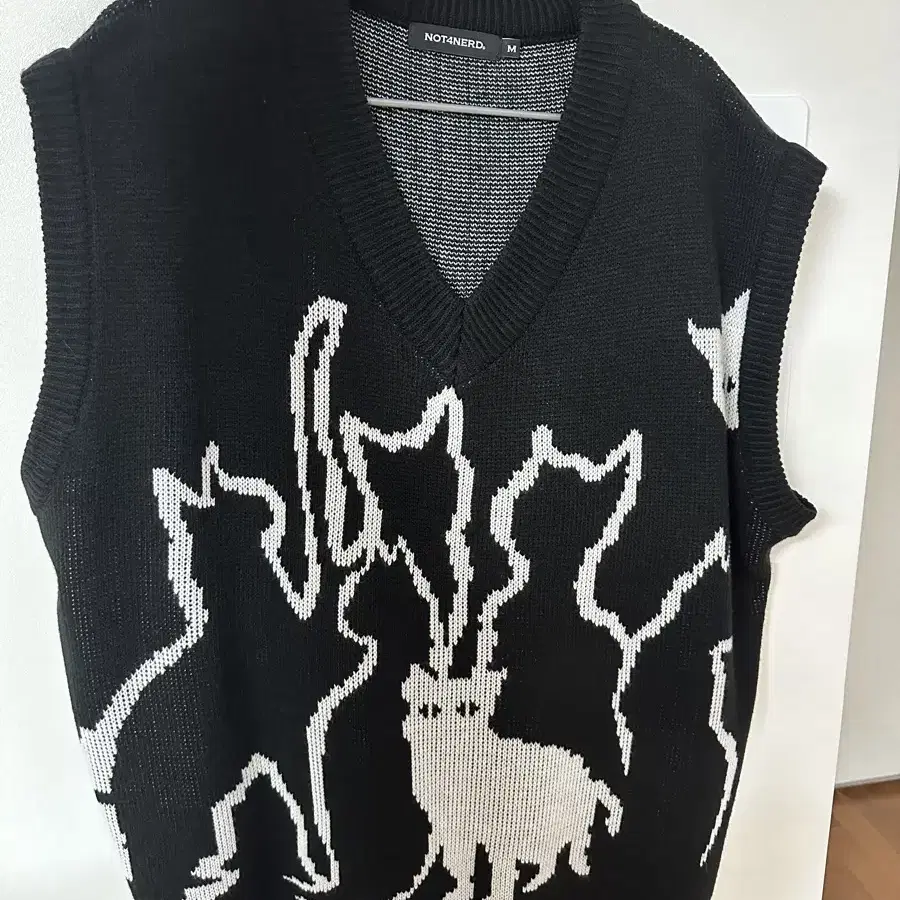 낫포너드 키튼 니트 베스트 kitten knit vest 사이즈 M