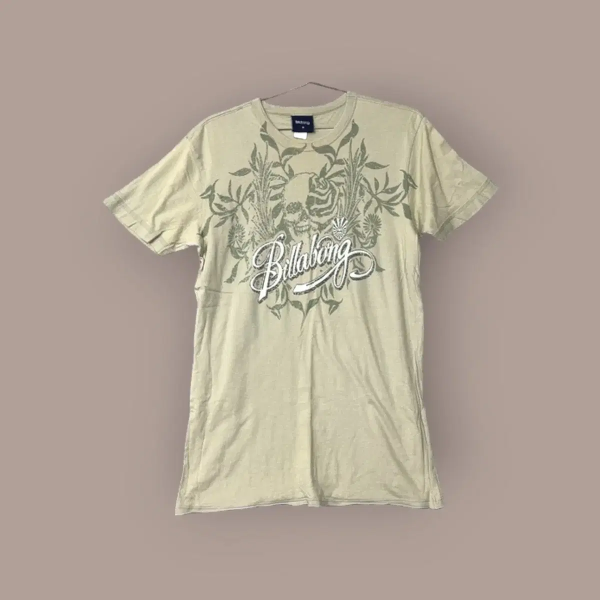 [Vilabong] Vintage khaki vahn short-sleeved tee M