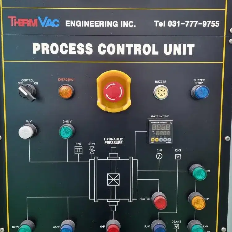 THERM 진공 전기로 컨트롤 유닛.