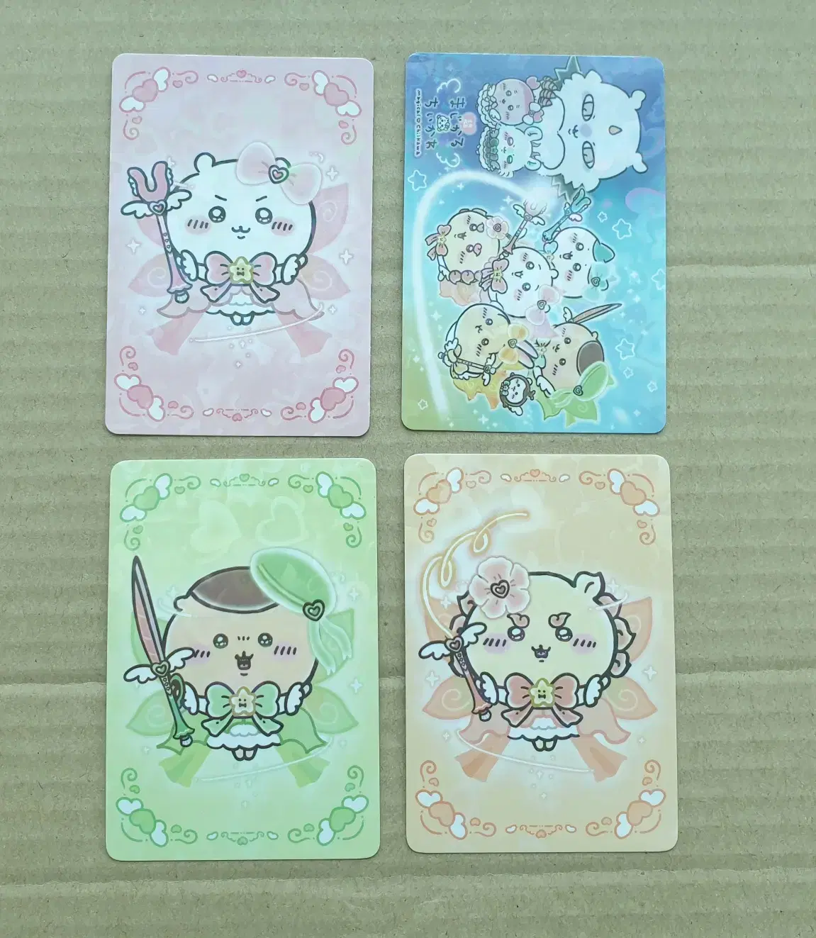 Chiikawa Supermagical Novelty Cards Full Set of 10 / Set of 4