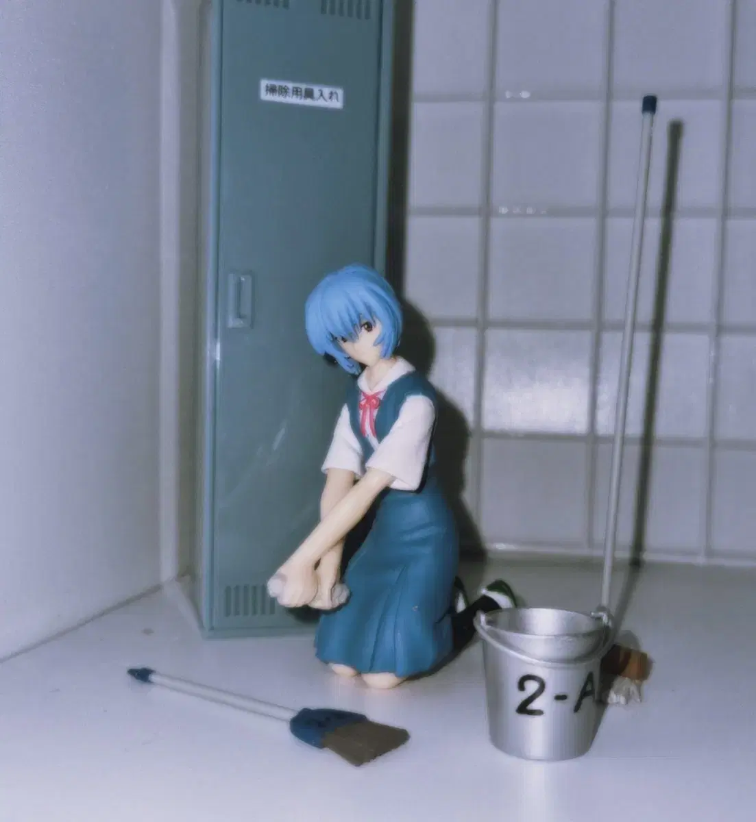 evangelion lay cleaning time classic figures beautiful girls