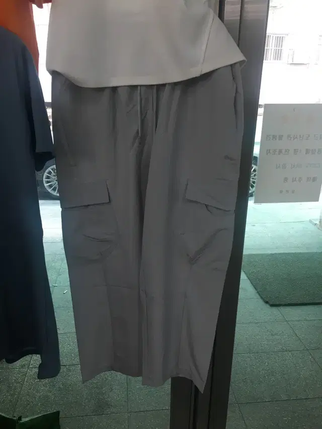 빅사이즈 카고 나이론 와이드 팬츠 새제품 L XL XXL. XXXL XX