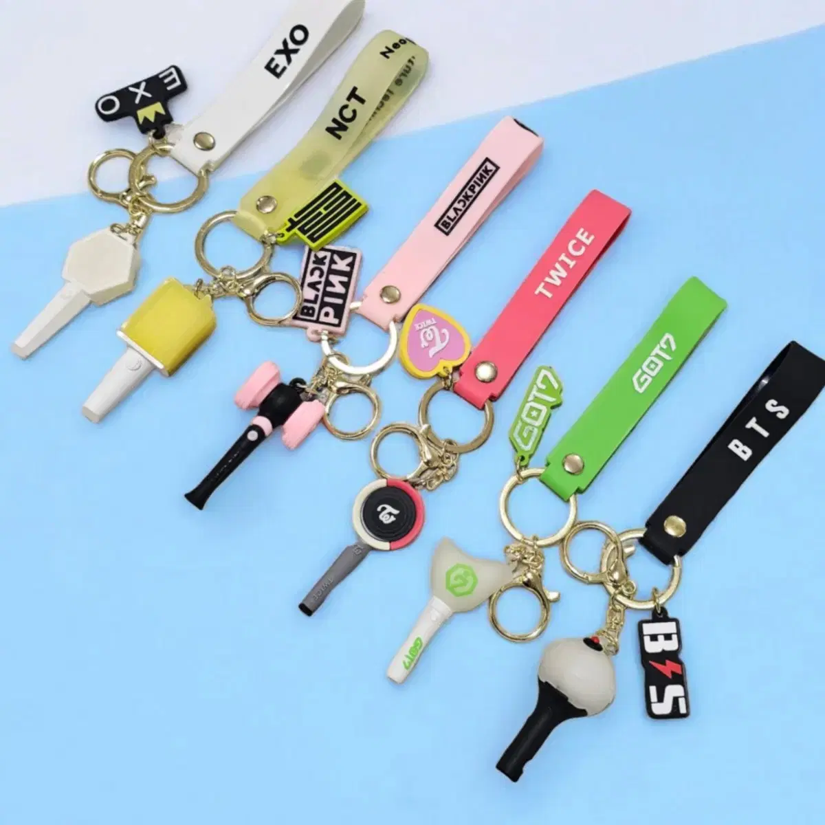 K-POP star lightstick keyring