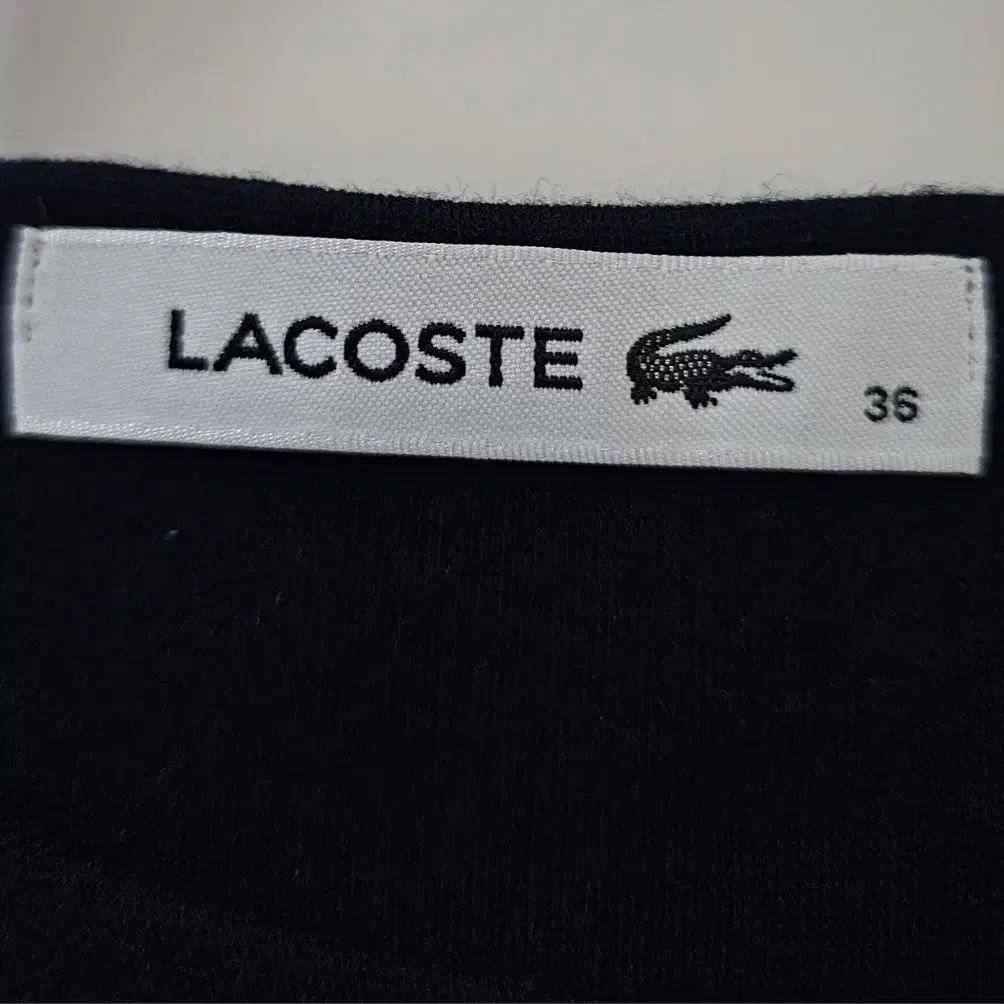 66)LACOSTE 라코스테 스판 반팔 원피스