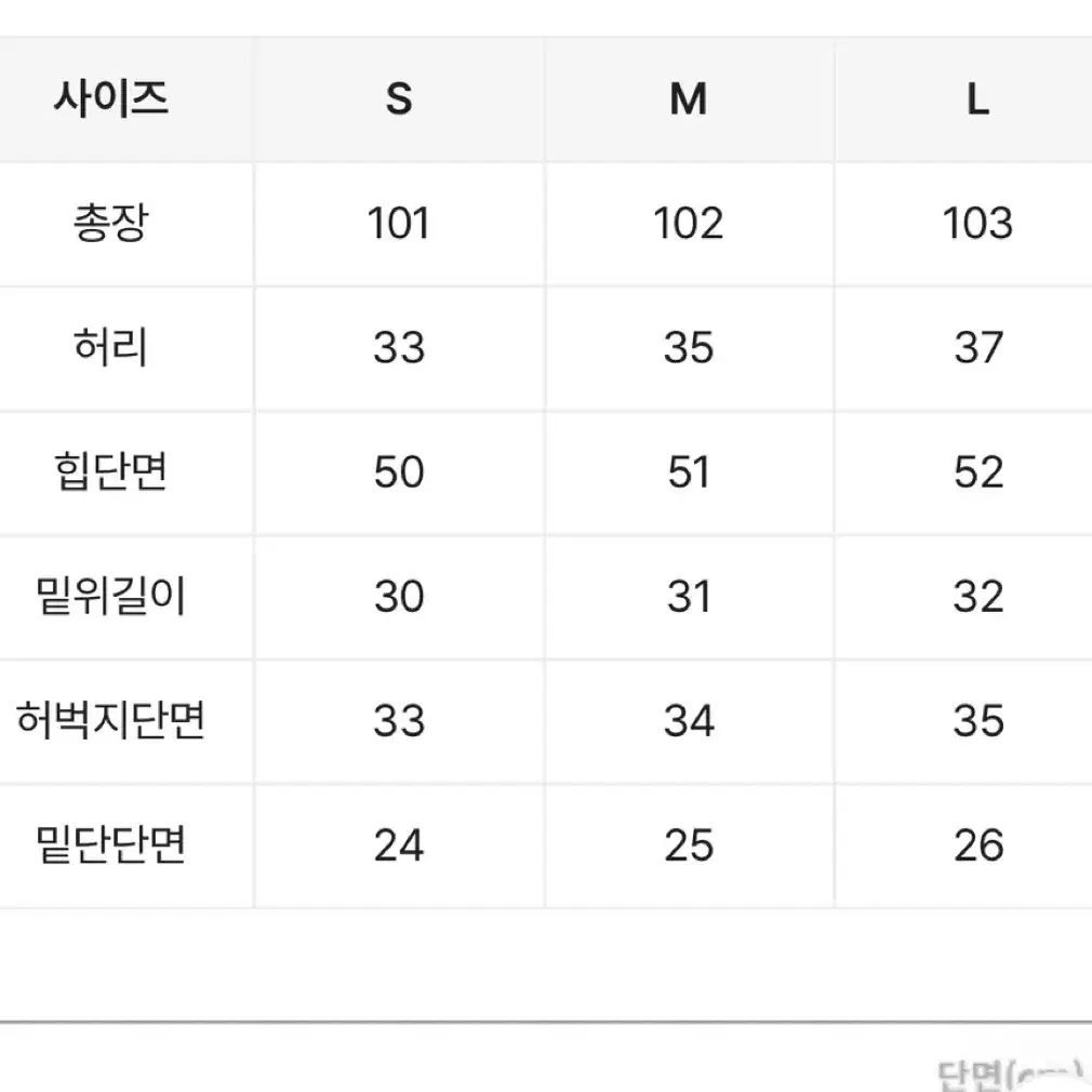 ootj 오피엠 청바지 사이즈 M