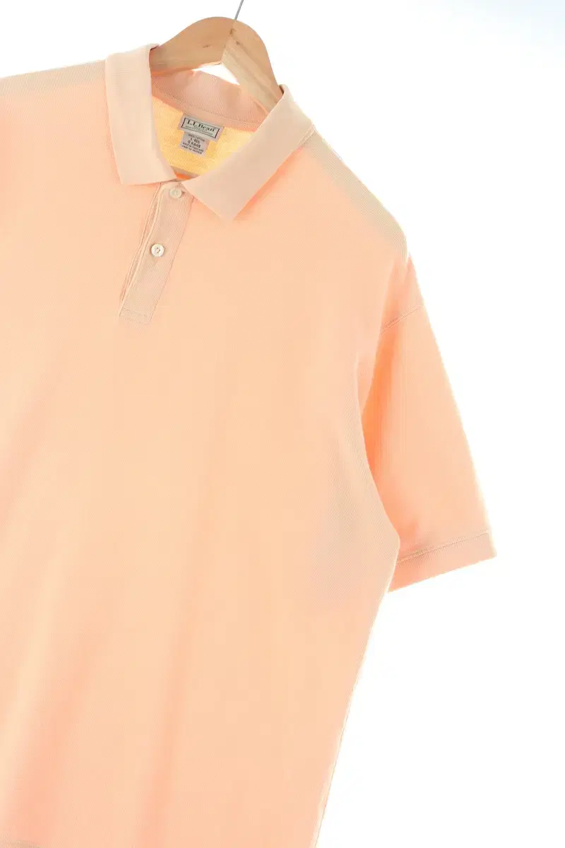 (L-2XL) BrandVintage short sleeve kara T-shirt l Elvin light orange-DCFB