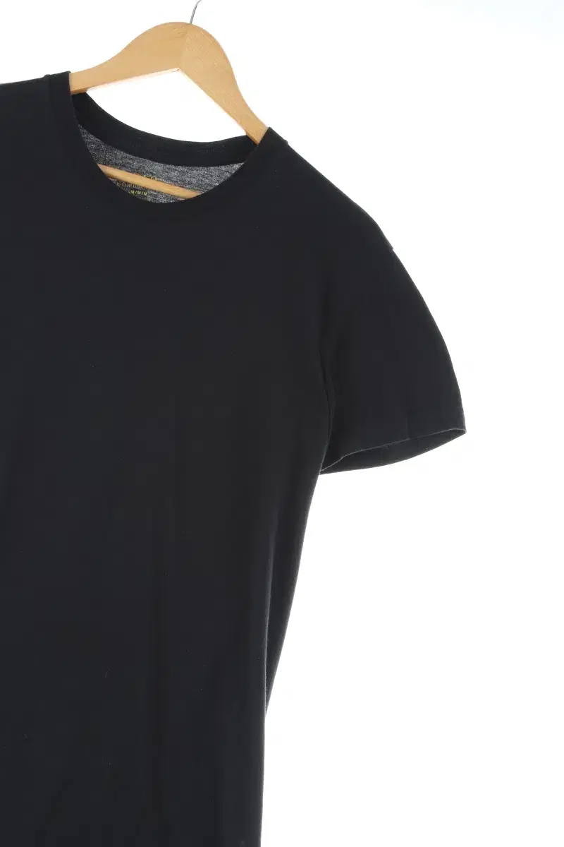 (M) Polo Ralph Lauren Short-sleeved T-shirt Black cotton plain basic fit - DD6D